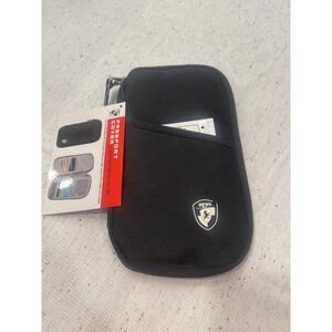 HEYS Black Passport Cover Organizer Travel Pouch Case Holder NWT bag